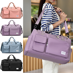 Túi Du Lịch Nữ Dung Tích Lớn 2023 Mới Di Động Khoảng Cách Ngắn Túi Bảo Quản Hành Lý Khô Và Ướt Tách Thể Thao Túi Thể Dục túi du lịch dễ thương túi du lich