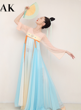 中国风改良唐制汉服原创齐胸襦裙汉元素古装连衣裙女日常新款春夏