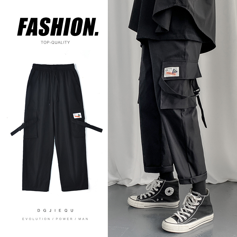 Spring fried street fashion casual overalls men's baggy casual pants