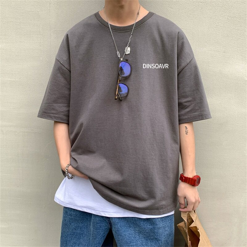 2023夏季新款短袖T恤男大码港风体恤潮牌潮流纯棉打底衫T6616-P15,男装T恤,星座815-2