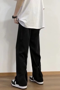冰丝垂感西裤-高街休闲裤子薄款垂感拖地裤X28-P28图片