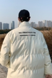 港风棉衣男PU皮棉服21年新款宽松面包服立领冬装棉袄M2102-P6105，男装棉衣，星座815-2