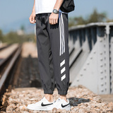 夏季九分运动男哈伦束脚裤韩版潮流新款男士休闲裤子K04-P28，男装休闲裤，星座815-2