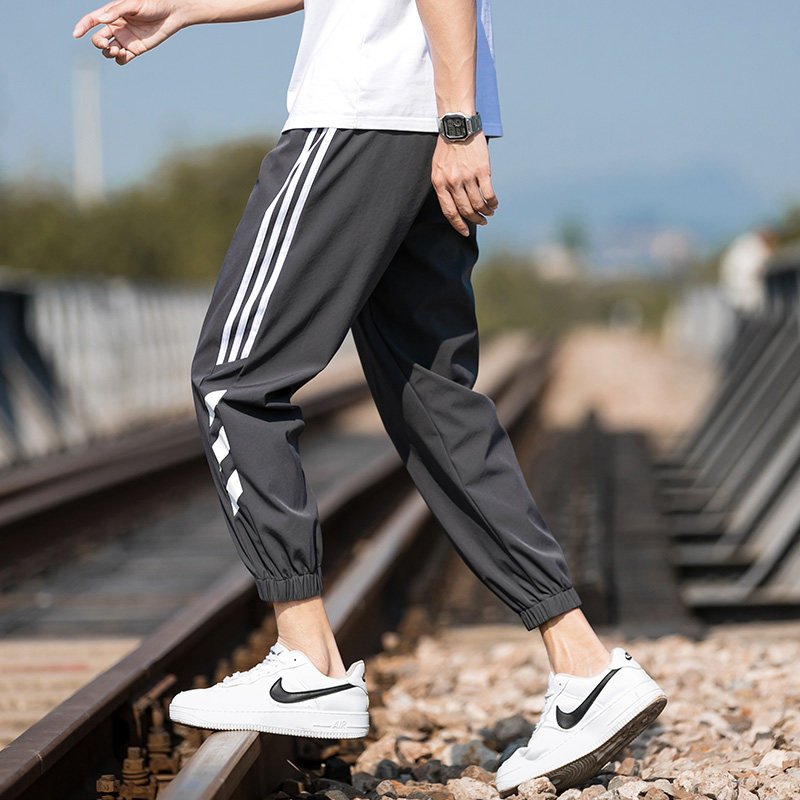 夏季九分运动男哈伦束脚裤韩版潮流新款男士休闲裤子K04-P28,男装休闲裤,星座815-2
