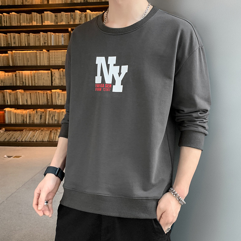 21男士长袖t恤青少年套装帅气中学生秋衣小衫卫衣男秋款W805-P23,男装卫衣,星座815-2