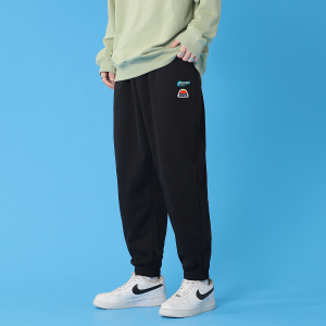 直播高品质320G重磅法螺纹潮流宽松版卫裤抗起球抗静电K726-P45图片