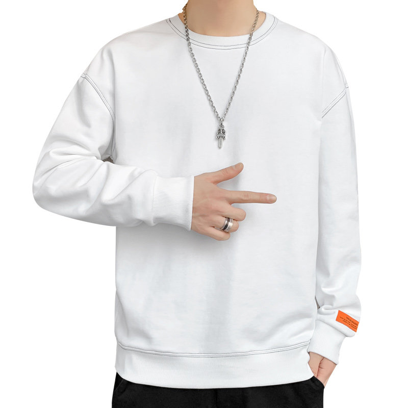 21长袖t恤卫衣秋衣秋季春装上衣服打底衫内搭潮流圆领男W806-P23,男装卫衣,星座815-2