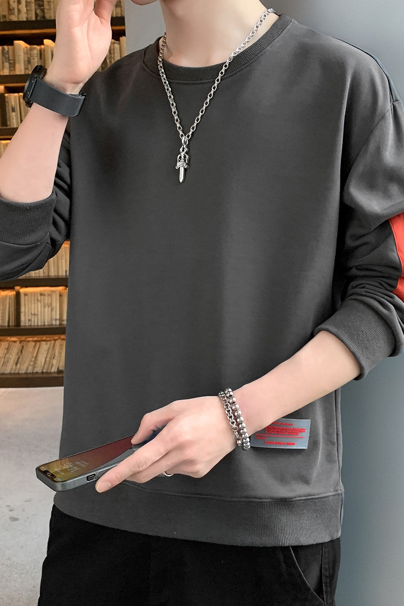 21男士卫衣圆领宽松休闲上衣服男装潮打底衫秋冬款W807-P23,男装卫衣,星座815-2