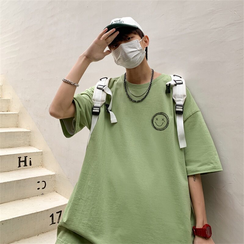 2024夏季新款短袖T恤男大码港风体恤潮牌潮流纯棉打底衫T6613-P15,男装T恤,星座815-2