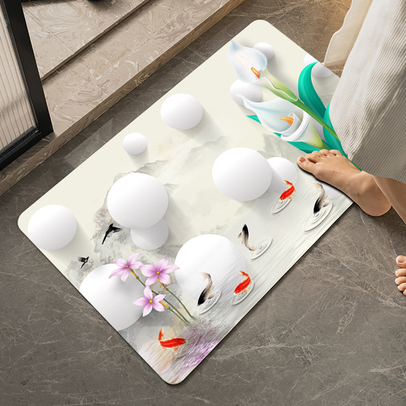 浴室吸水门垫门口进门速干脚垫卫生间地垫厕所防滑地毯洗手间垫子,居家布艺,入户地垫,淘宝优惠券,粉丝福利购,淘宝优惠卷