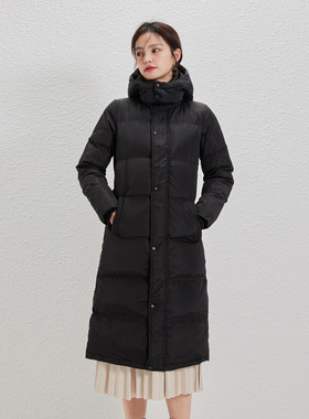 长款羽绒服女加厚保暖2025年新款过膝加长大码黑色超长款外套冬季