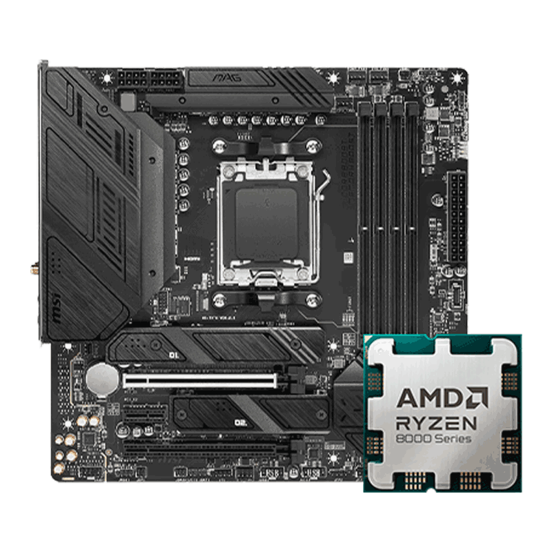 AMD锐龙7700/8700G微星板U套装