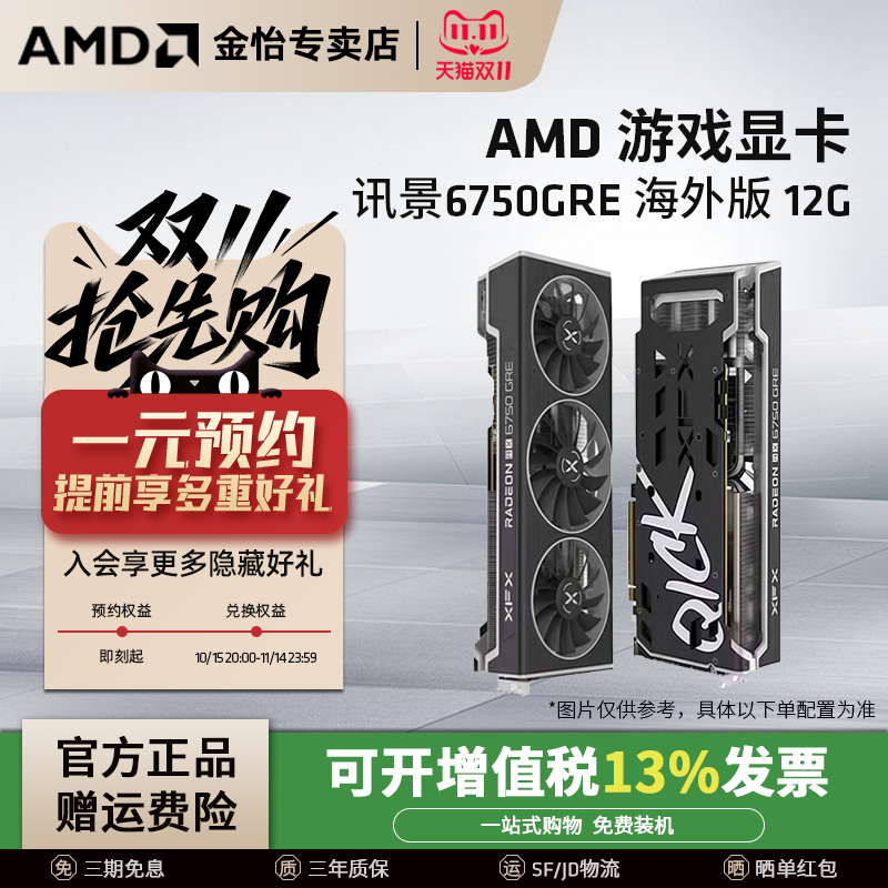 XFX讯景RX6750GRE12G海外版