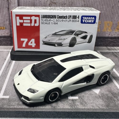 TOMY多美卡正品红白盒74号布兰博基尼库塔什LPI800合金小车模玩具