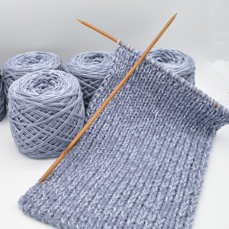 韩版红黑双色毛线手工编织围巾围脖手混棒针线男女士情侣编织围巾