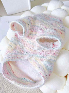 宠物狗狗冬季衣服可牵引毛衣泰迪外出遛狗专用保暖舒适冬装两脚衣