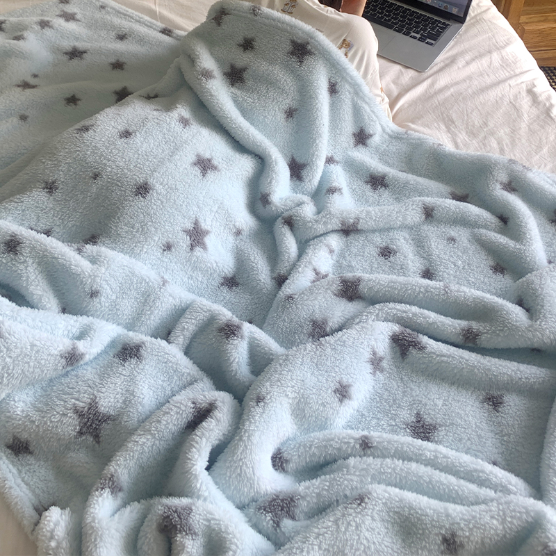 狗狗毛毯睡觉被子冬加厚小狗毯子保暖加绒冬天可爱毯小型犬平台毯