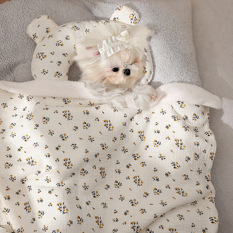 狗狗毯子冬季保暖专用加绒毛毯