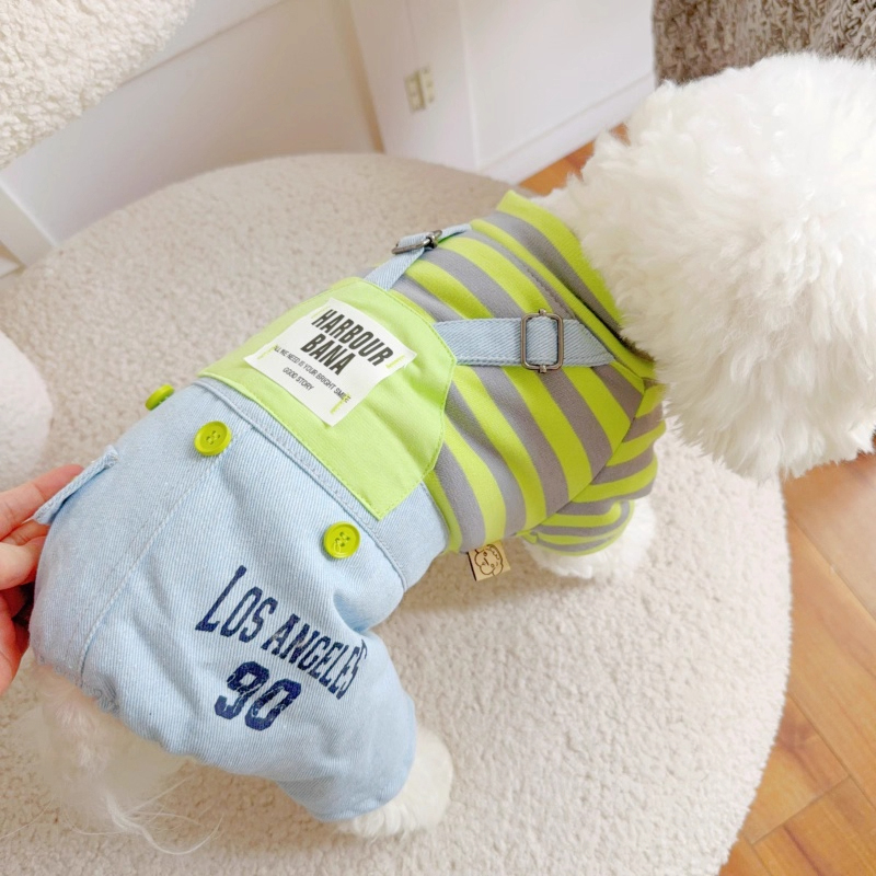 狗狗衣服2025新款冬小狗加绒厚款背带裤四脚衣马尔济斯小型犬比熊