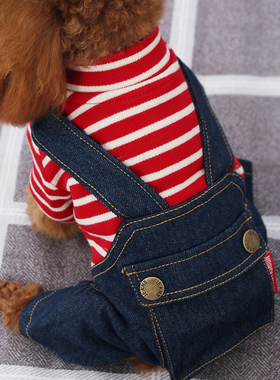 小狗狗四脚泰迪衣服比熊博美吉娃娃小型犬幼犬宠物秋冬季保暖冬装