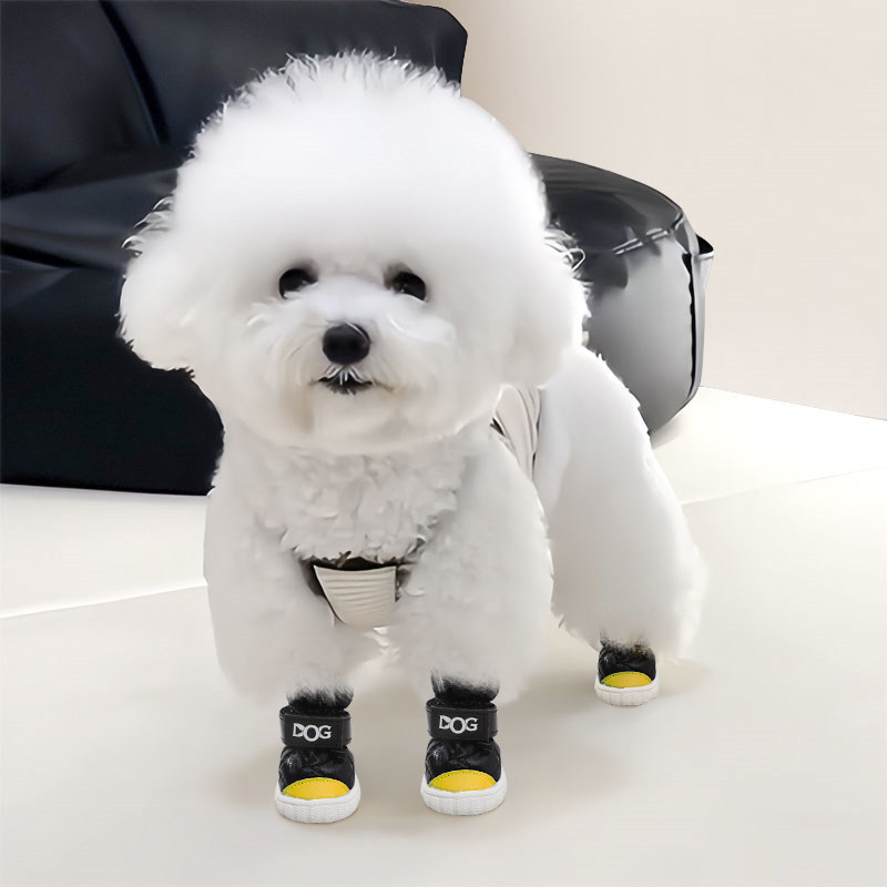 比熊犬专用鞋魔术贴加绒鞋小型犬冬天保暖防冻防滑雪地靴宠物用品,宠物/宠物食品及用品,宠物鞋子,淘宝优惠券,粉丝福利购,淘宝优惠卷