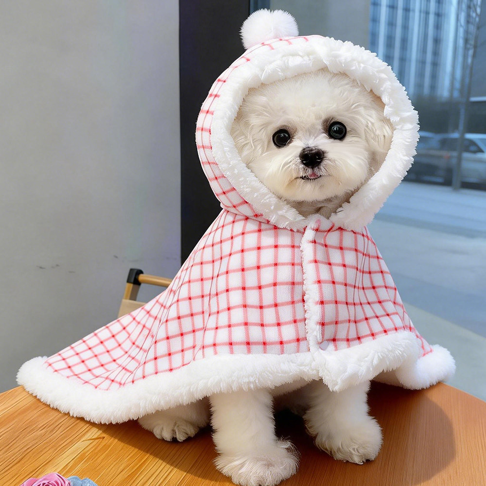 狗狗睡觉斗篷加厚披肩小狗披风格子狗被子宠物毯子冬季小型犬睡袍,宠物/宠物食品及用品,狗宠物服装/雨衣,淘宝优惠券,粉丝福利购,淘宝优惠卷