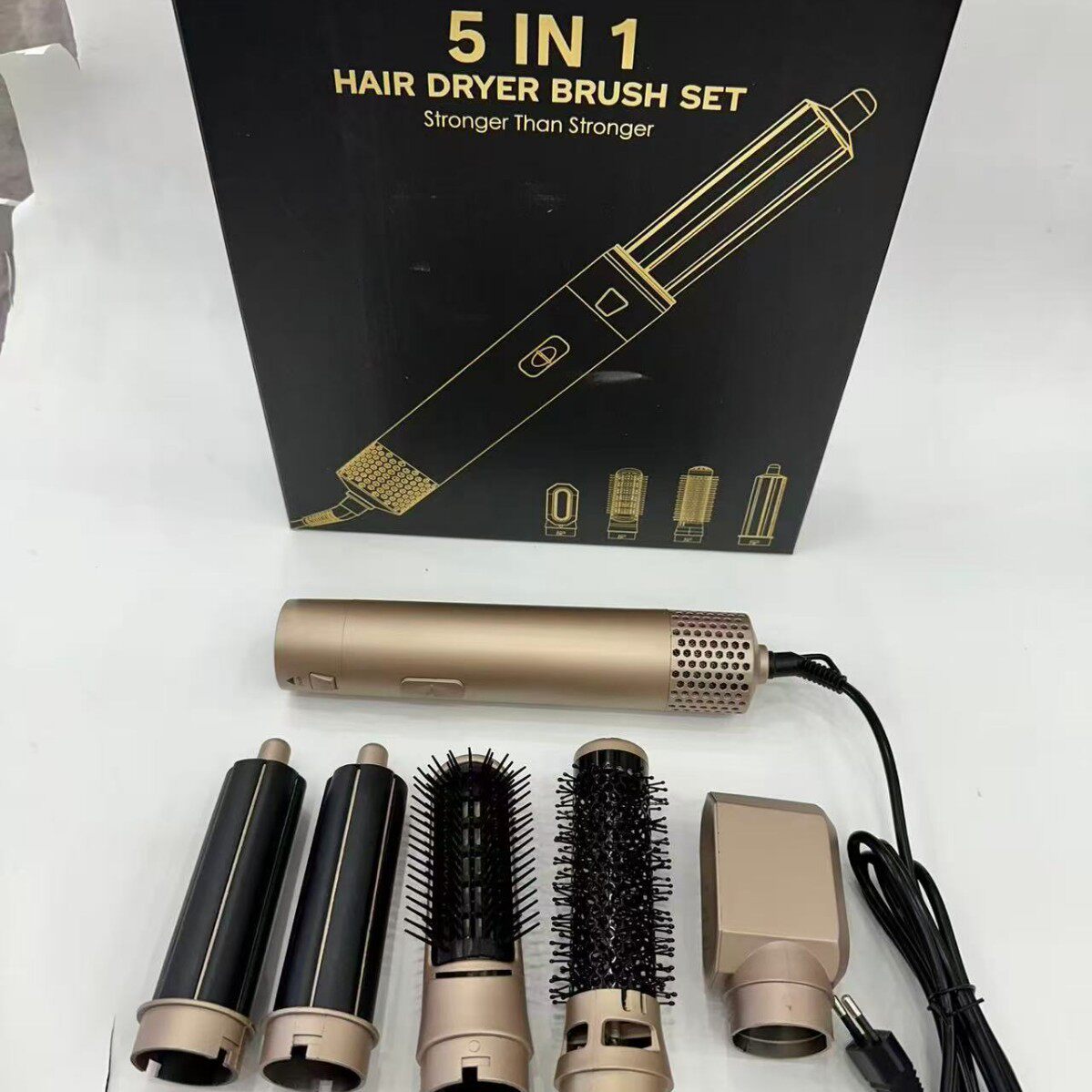 五合一卷发棒吹风梳卷发棒全自动卷发棒可换头卷发棒卷直两用