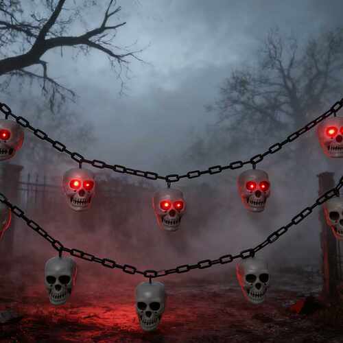 HalloweenSkullChainHanging