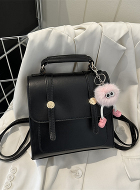 Backpack for women2025超火双肩小包包单肩手提包小背包学院风