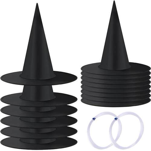 HalloweenBlackOxfordWitchHat