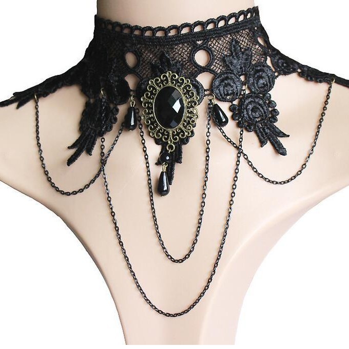 Lacenecklacebanquetdress锁骨链