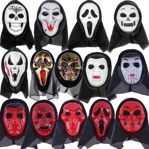 HalloweenScreamSkullFull‑face