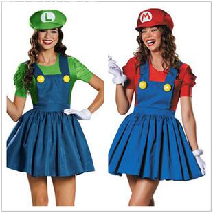 Halloween Anime Super Mario Womens Clothing万圣节动漫服装