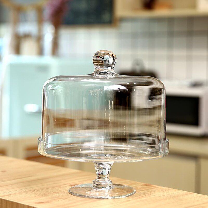 Chinese cake cover display stand , high pin cake plate , glassin the Tableware , Tableware , Fruit bowl/Fruit plate/Hamper  category - from Buy2taobao.com to provide professional Taobao agent buy service