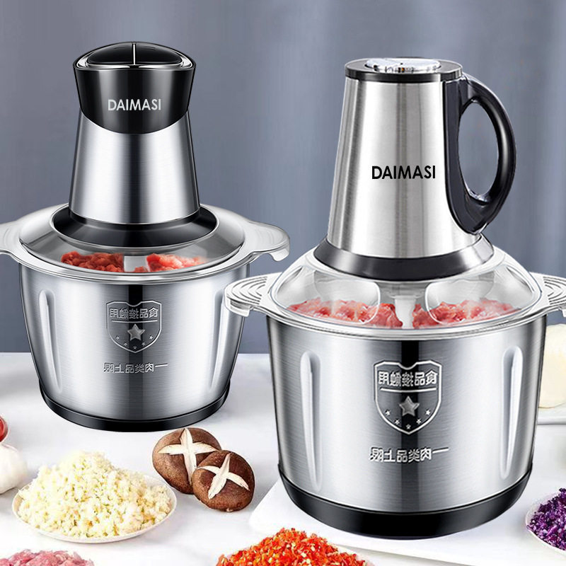 绞肉机家用饺馅不锈钢电动多功能料理器打肉蒜蓉搅 拌碎菜,厨房/烹饪用具,剥蒜器/压蒜器,淘宝优惠券,粉丝福利购,淘宝优惠卷