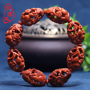 【橄榄核手串镂空价格】最新橄榄核手串镂空价