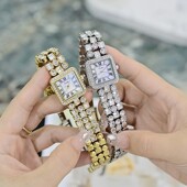 轻奢钢带简约ins风气质镶钻个性 诗高迪时尚 女士韩版 潮流休闲女表