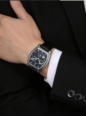 AILANG艾浪精钢多功能自动机械表男表潮流时尚高端商务男士手表