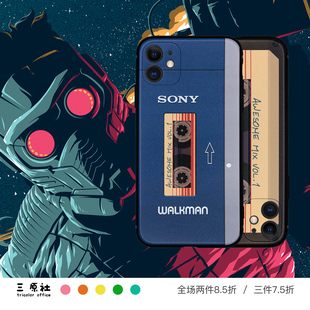 Pro 仿真 Plus 软壳 iPhone 适用于苹果 安卓 Mini 磁带 随身听 手机壳 Max 原创设计
