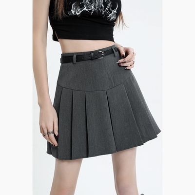 短裙A字百搭百褶裙先手