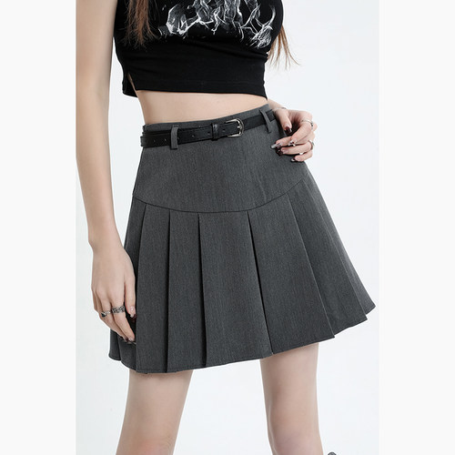 短裙A字百搭百褶裙先手