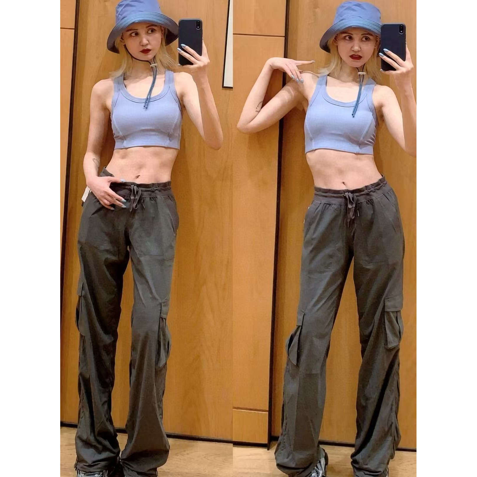 Dancestudio工装裤女显瘦户外