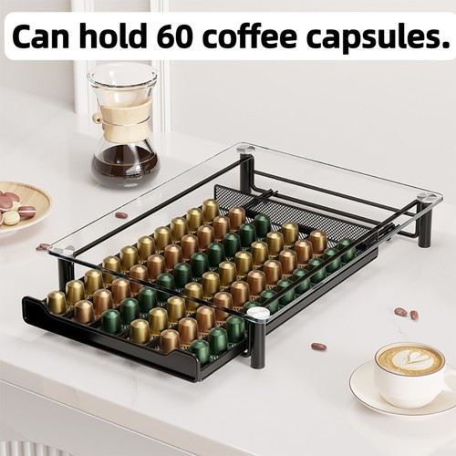 Coffee capsule storage box Nespresso胶囊收纳整理架置物架抽屉