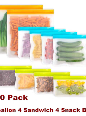 Reusable Food Storage Bags  Freezer Bags Lunch Bag Sandwich