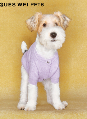 jacques wei pets设计师官方店2023aw宠物开衫毛衣