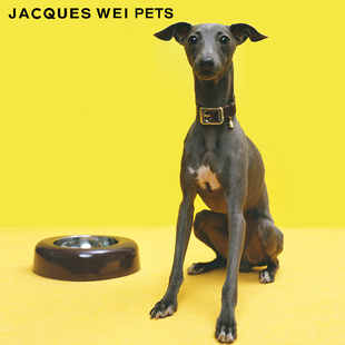 wei jacques pets设计师官方店2023aw萨摩亚造型竹纤维宠物碗