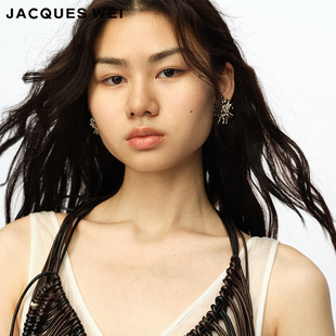银海葵镶钻耳饰 设计师官方店2023AW秋冬 JACQUES WEI