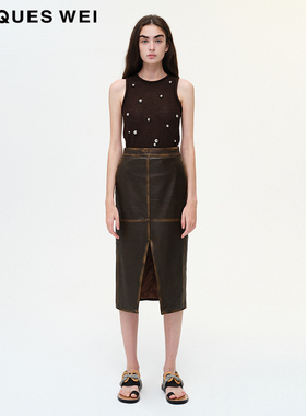 【铆钉设计】JACQUES WEI设计师官方店2023SS春夏铆钉针织背心