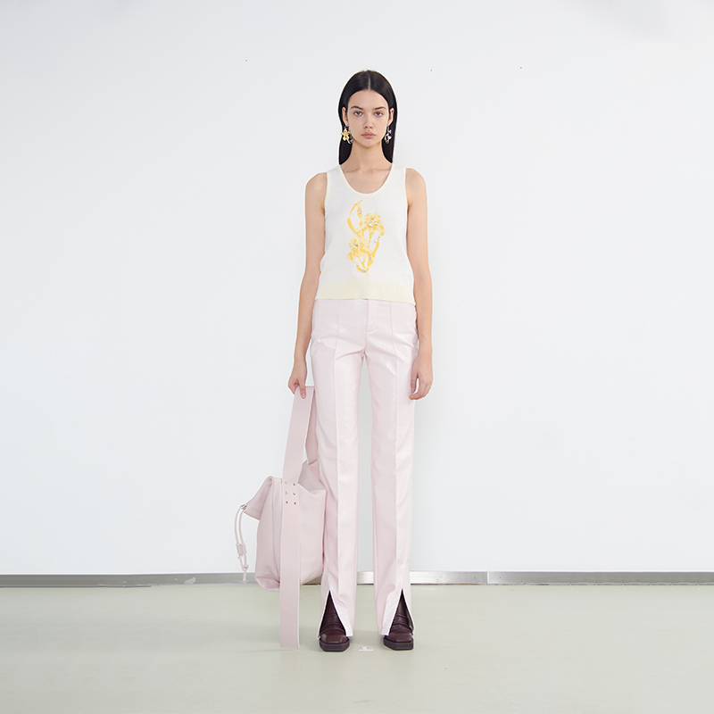 JACQUESWEI钉钻针织背心