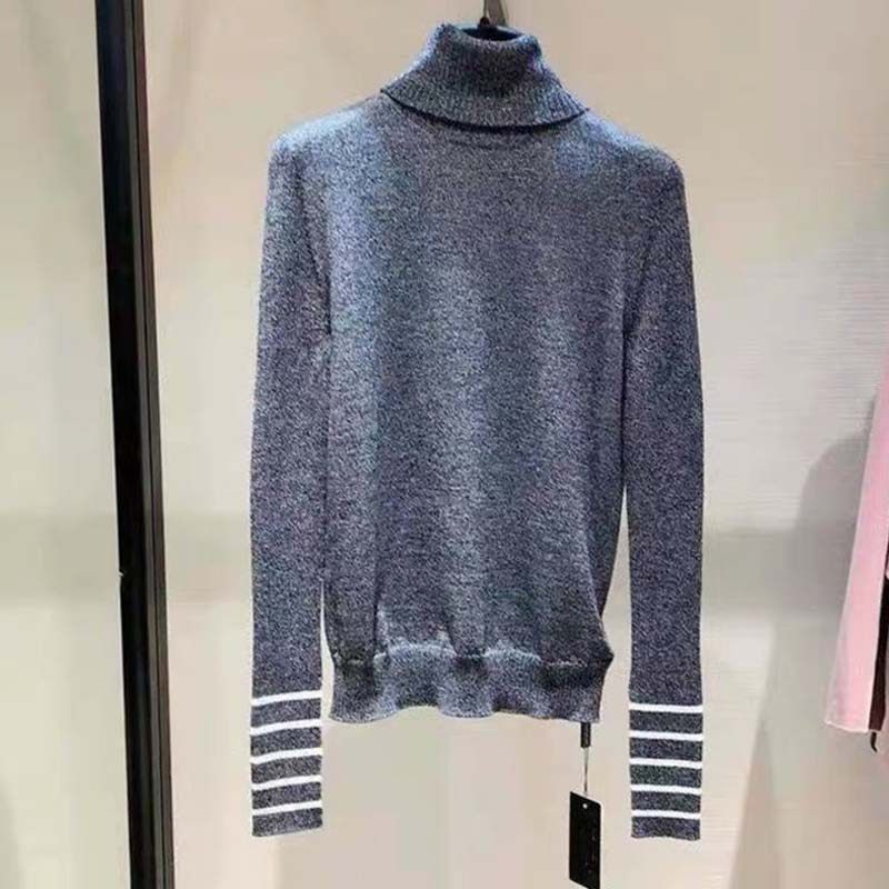 阿瑪施旗舰店官网修身高领毛衣2020秋冬新款套头羊毛针织打底衫女